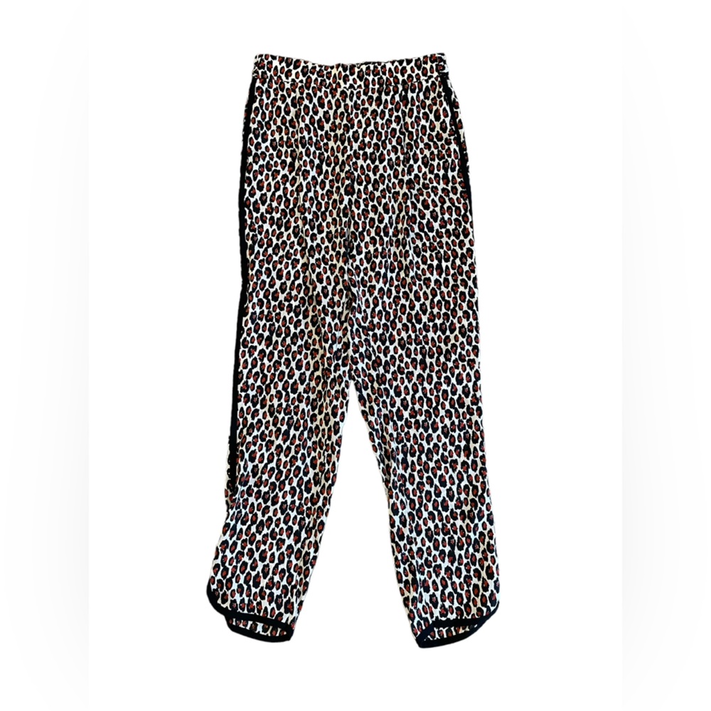 🐆 Kaos Red Leopard Print Track Pants